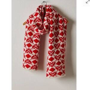 FREE PEOPLE Matchback Scarf - Red